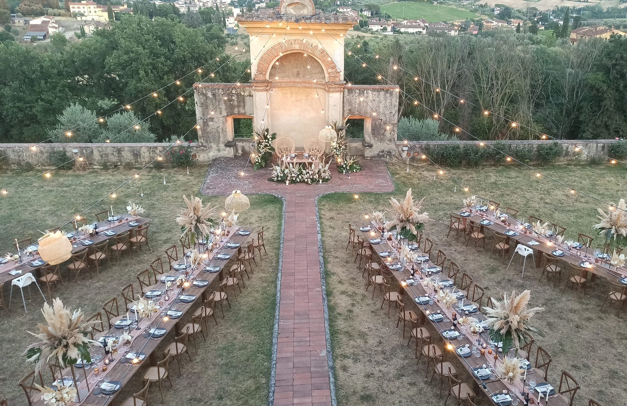 Matrimonio a Carmignano, Villa il Cerretino